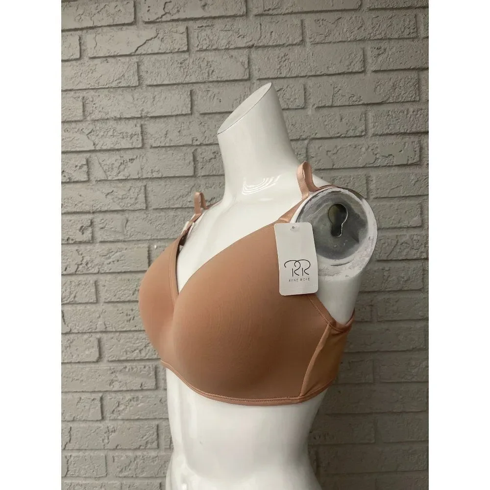 Rene Rofe Women Comfort Wire-Free T-Shirt Bra Size 40D NWT - Picture 2 of 6
